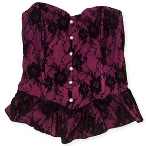 Strapless Corset top